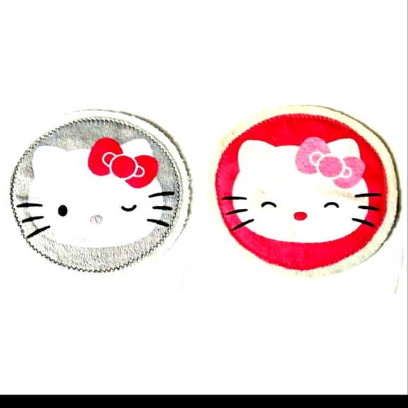 NEW Lot of 2 Hello Kitty Patches/Emblems/Appliqués! 5.25". Pink, Gray. Sew-On - Picture 10 of 10